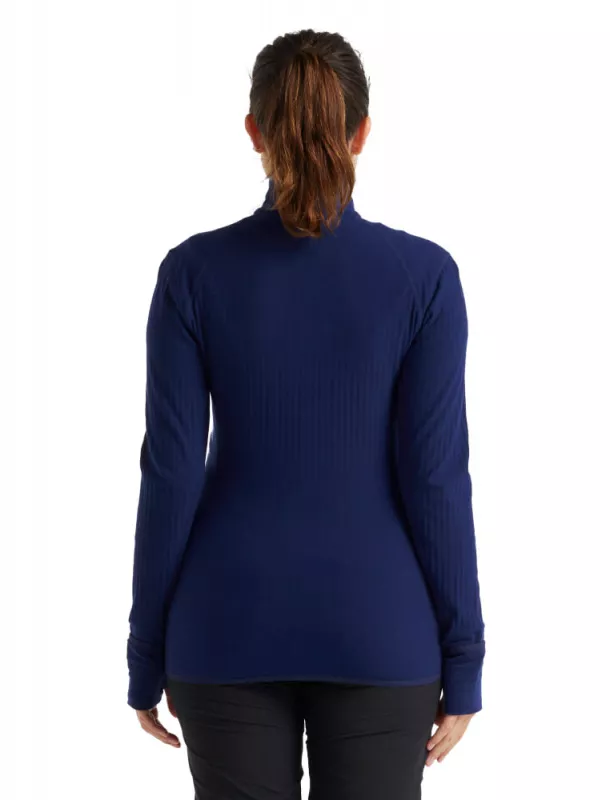 W Descender LS Zip ROYAL NAVY